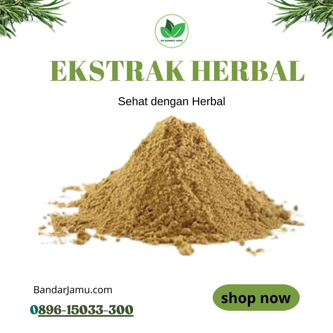 jual ekstrak herbal alami